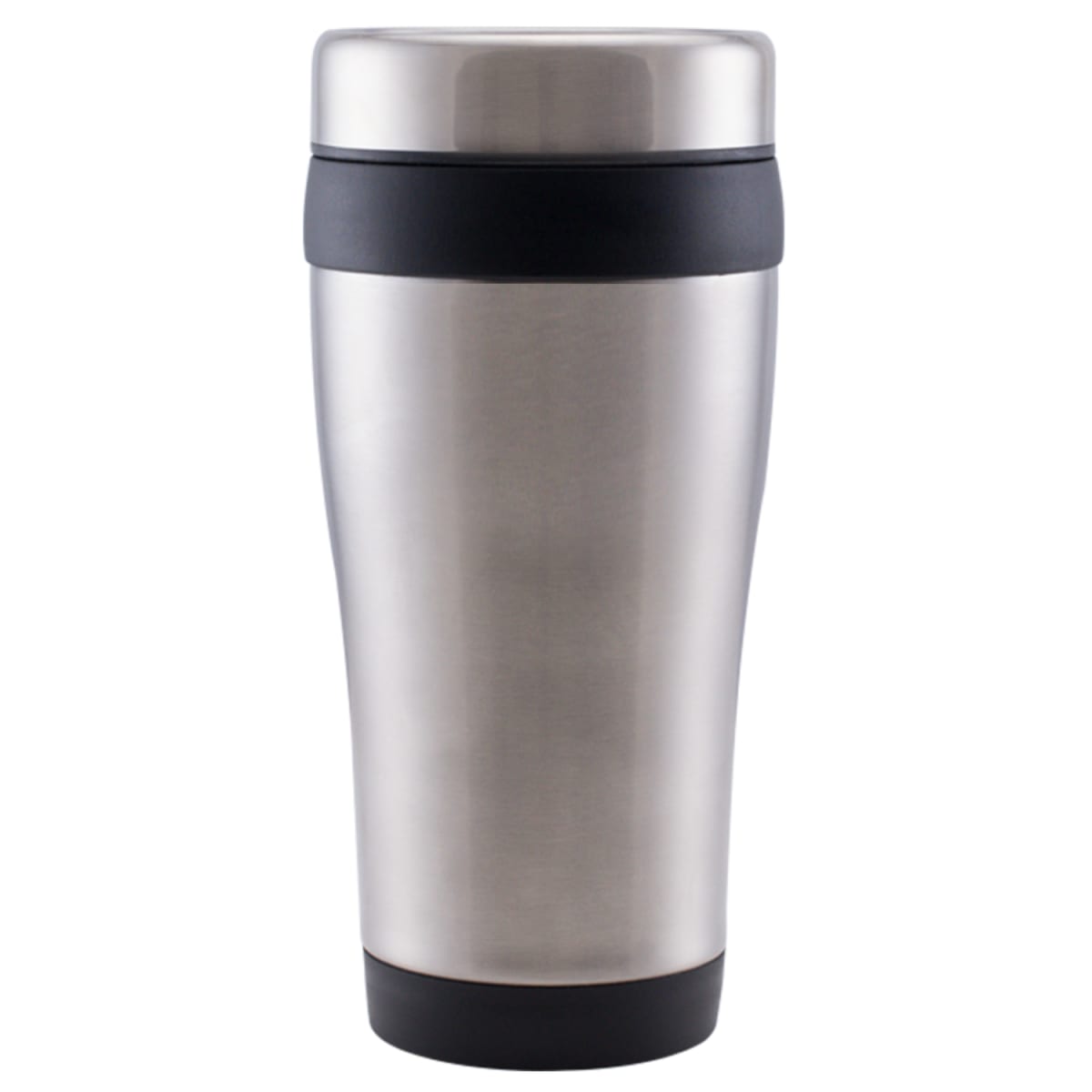 Branded 475ml Stainless Steel Travel Tumbler in Black