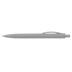 Branded Wheat Straw Retractable Ballpoint Pen in Gray