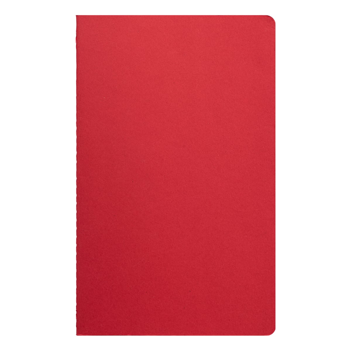 Branded Soft Cover FSC Paper Lined Notebook in Red