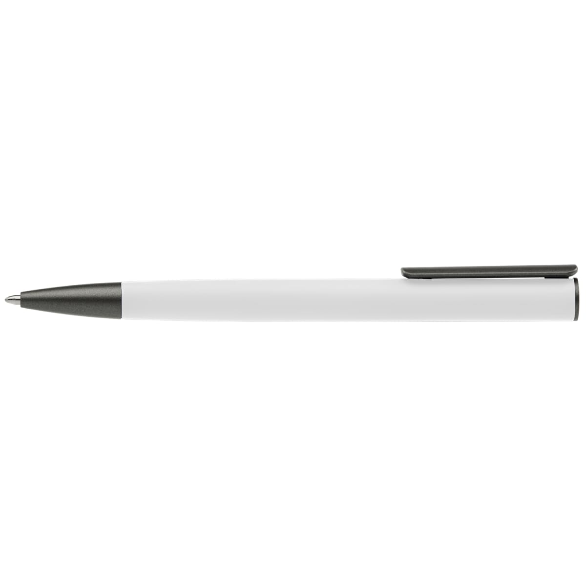 Branded Metal Ballpoint Pen with Gunmetal Trim