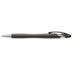 Branded Recycled Plastic Metallic Stylus Pen with Chrome Trim