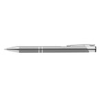 Branded Matte Anodised Aluminium Slim Pen in Silver