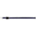 Branded Recycled Buckle Lanyard with Breakaway Clips in Navy Blue