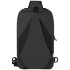 Branded Repreve Sling Bag with RFID Pocket in Black