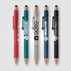 Branded Recycled Plastic Fidget Spinner Pen with Stylus