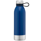 Branded 740ml Stainless Steel Sports Bottle in Royal Blue