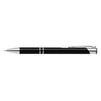 Branded Glossy Anodised Aluminium Pen in Black