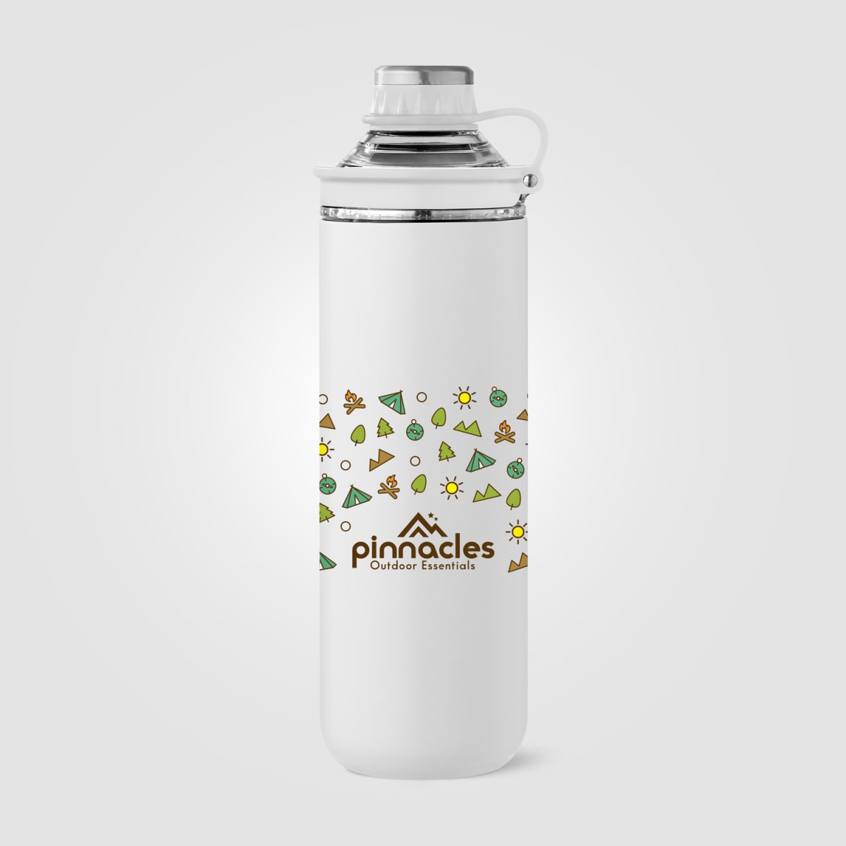 Branded Recycled Stainless Steel Vacuum Bottle - 680ml