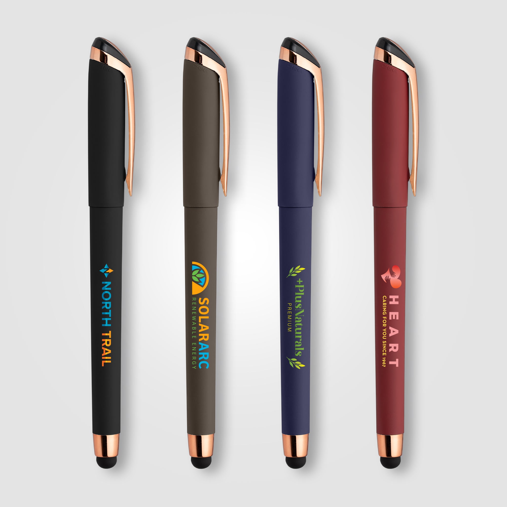 Soft Gel Pen with Rose Gold Stylus