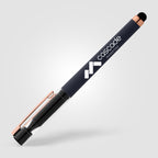 Gel Pen with Clear Lid and Rose Gold Stylus