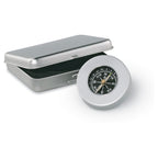 Branded Nautical Compass in Tin Box