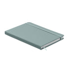 A5 plain paper PU notebook in Blue