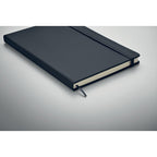 A5 plain paper PU notebook without branding
