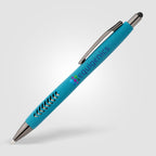 Branded Recycled Plastic Stone Finish Stylus Pen