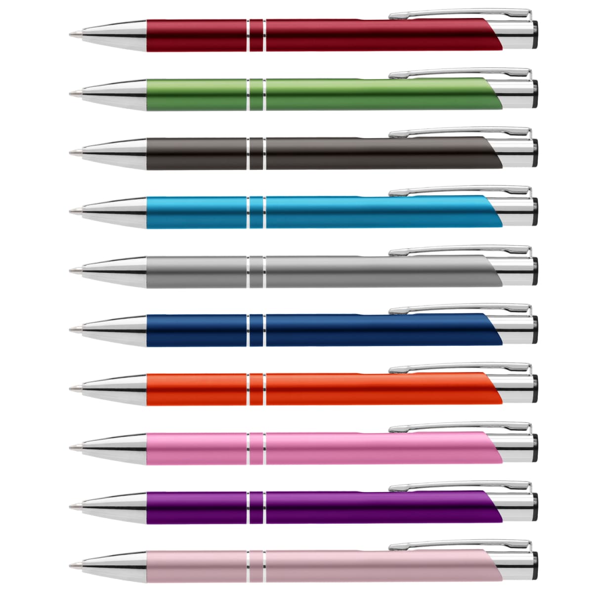Branded Matte Anodised Aluminium Slim Pen
