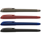 Branded Monochrome Gel Pen with Rubber Finish and Stylus in Assorted/Assorted