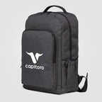 Branded rPET Dual-Compartment Laptop Backpack