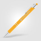 Branded Soft-Touch Metal Pen with Top Stylus