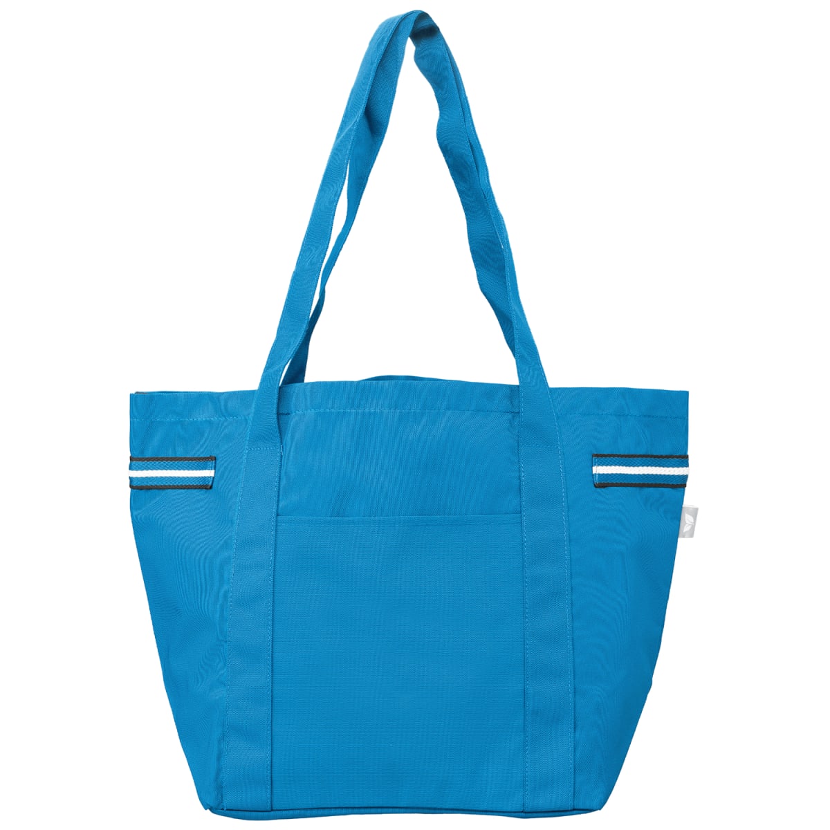 Branded Recycled Stripe Tote Bag - 20L in Navy Blue