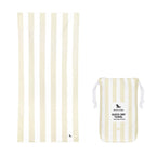 Branded Recycled Plastic Quick Dry Towel in Beige