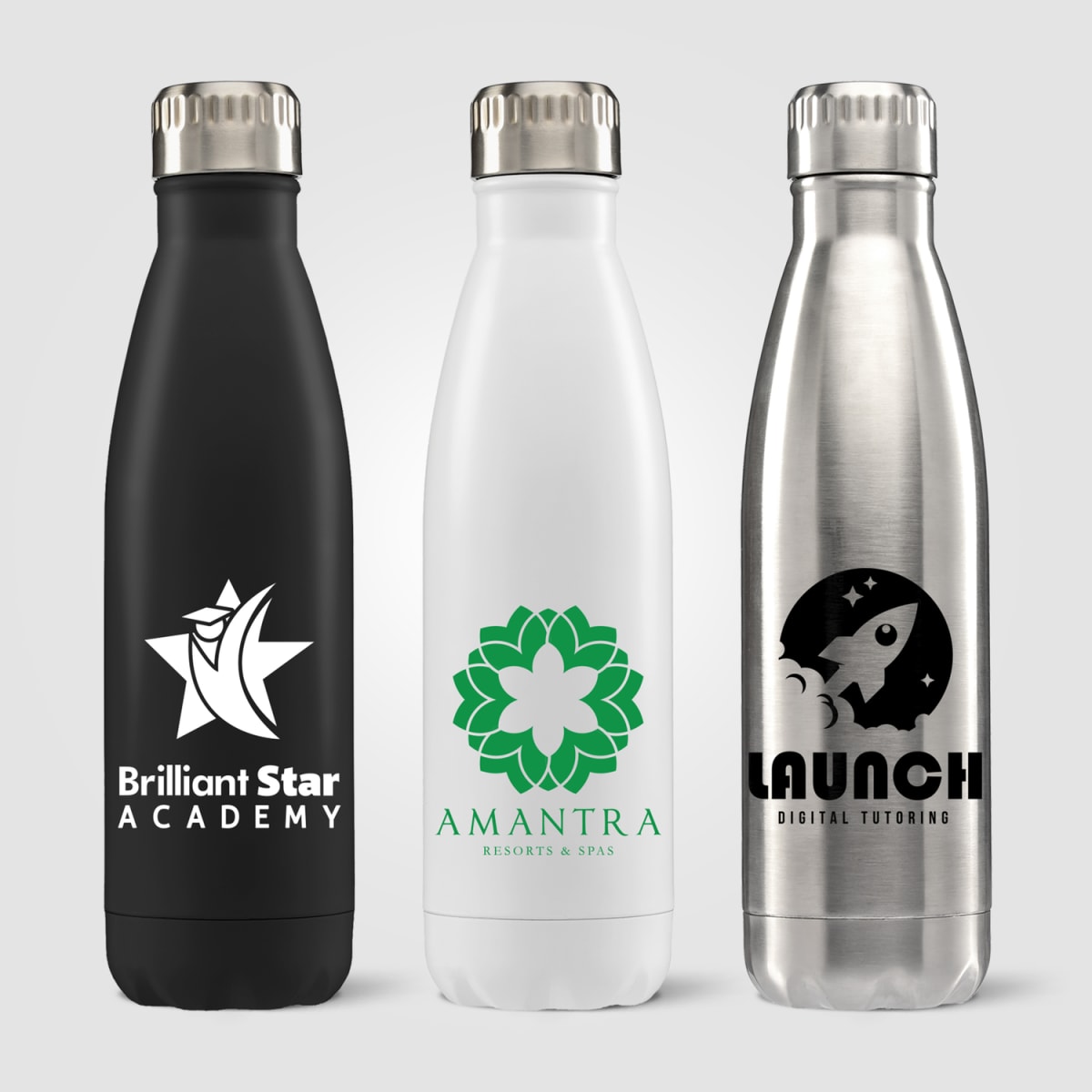 Branded Double-Wall Stainless Steel Bottle - 475ml