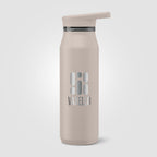 Branded Insulated Recycled Steel Bottle with Handle Lid 750 ml