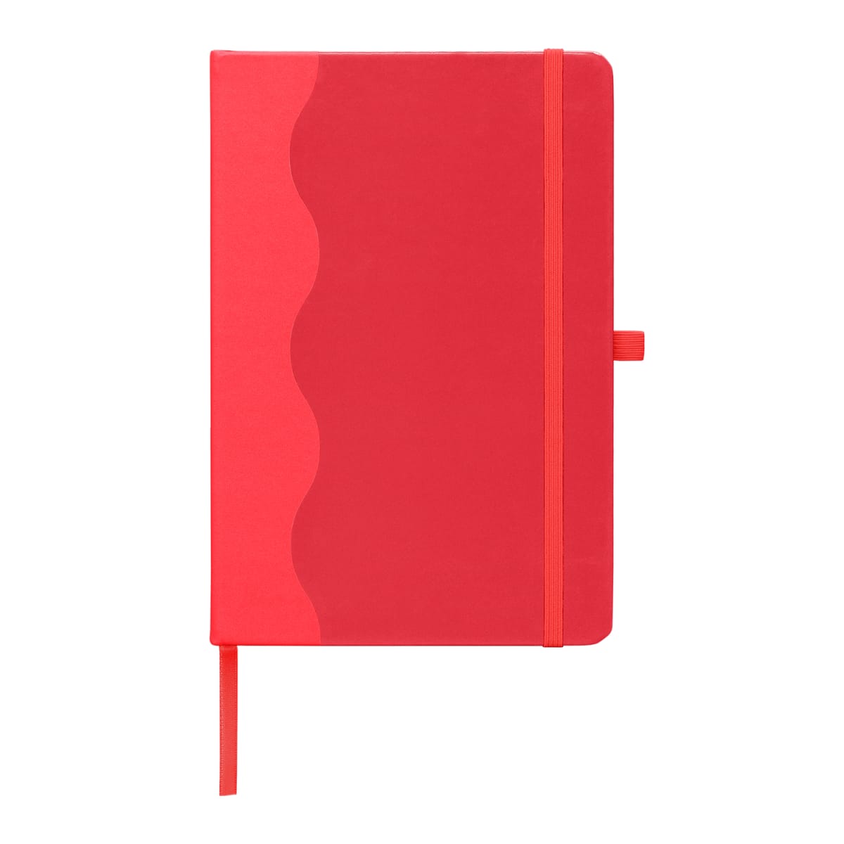 Branded Recycled PU Wave Pattern A5 Journal