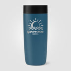 Branded Recycled Stainless Steel Tumbler with Press Lid 385ml
