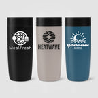 Branded Recycled Stainless Steel Tumbler with Press Lid 385ml