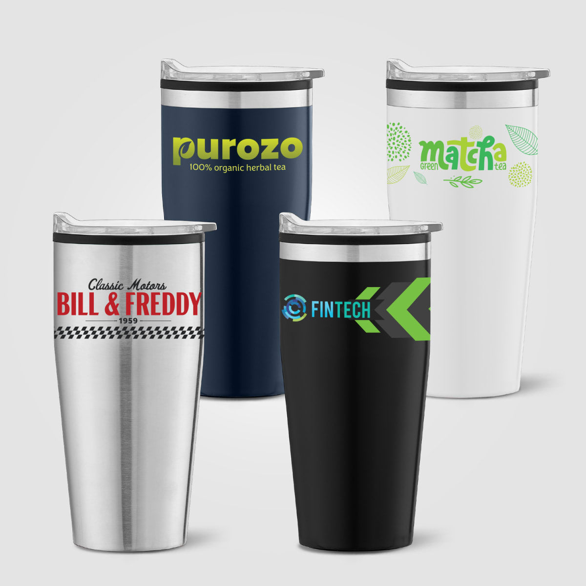 Branded Stainless Steel Tumbler - 530ml