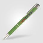 Branded Colourful Soft-Touch Aluminium Pen