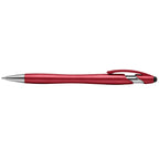 Branded Metallic Stylus Pen with Chrome Accents