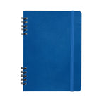 Branded A5 Spiral Notebook with Recycled Leather Cover