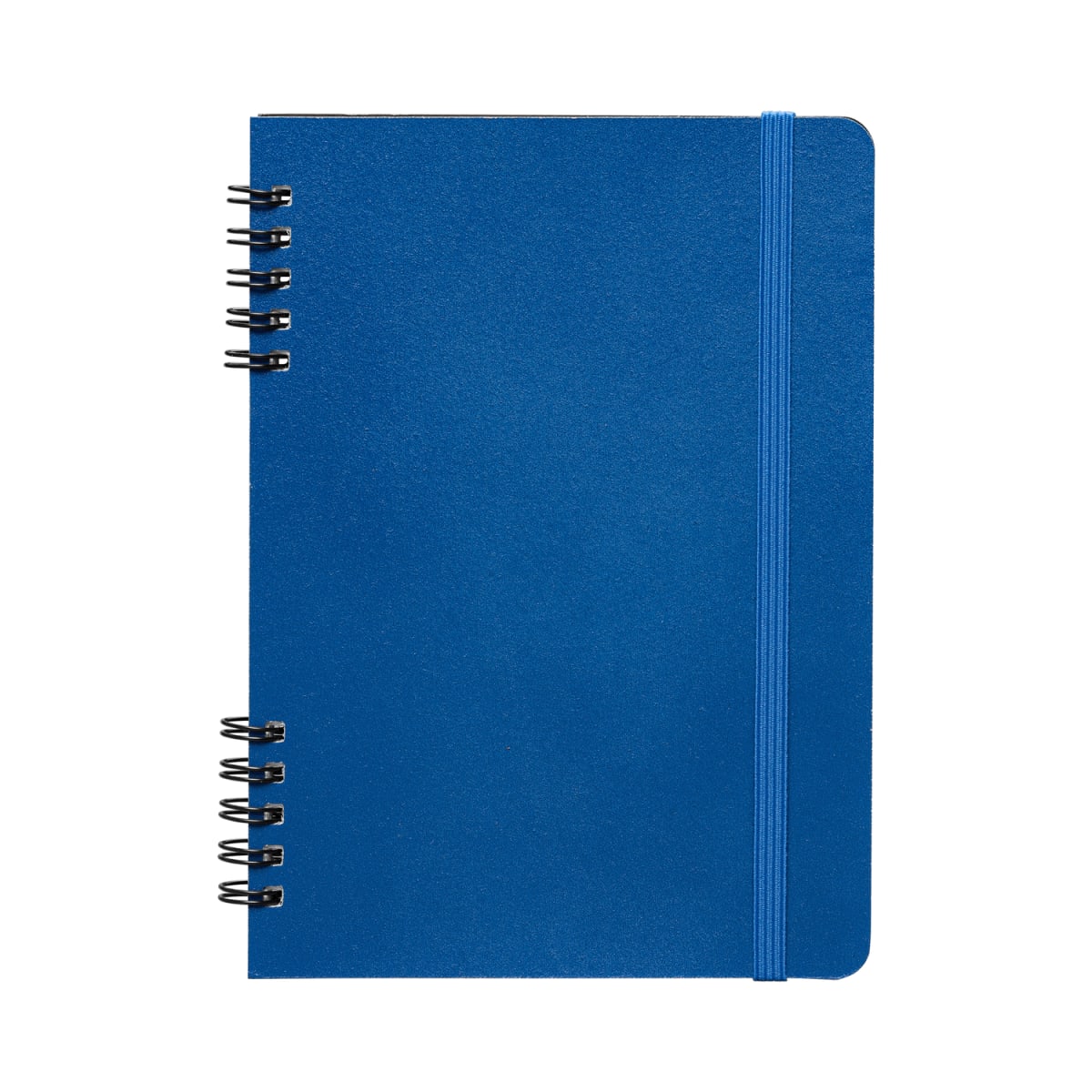 Branded A5 Spiral Notebook with Recycled Leather Cover