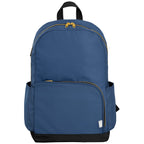Branded rPET Laptop Backpack with Gold Zips - 20L