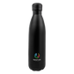 Branded Engraved or Printed Thermal Water Bottle - Black