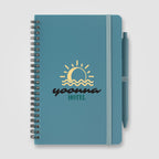 Branded A5 Repreve Recycled Spiral Notebook with Pen