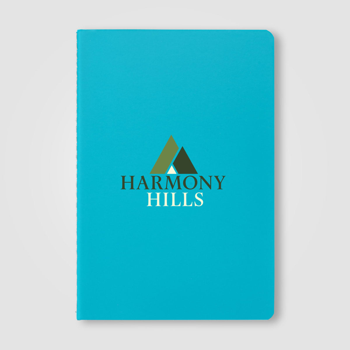 Branded Recycled PU Contrast Stitch A5 Journal
