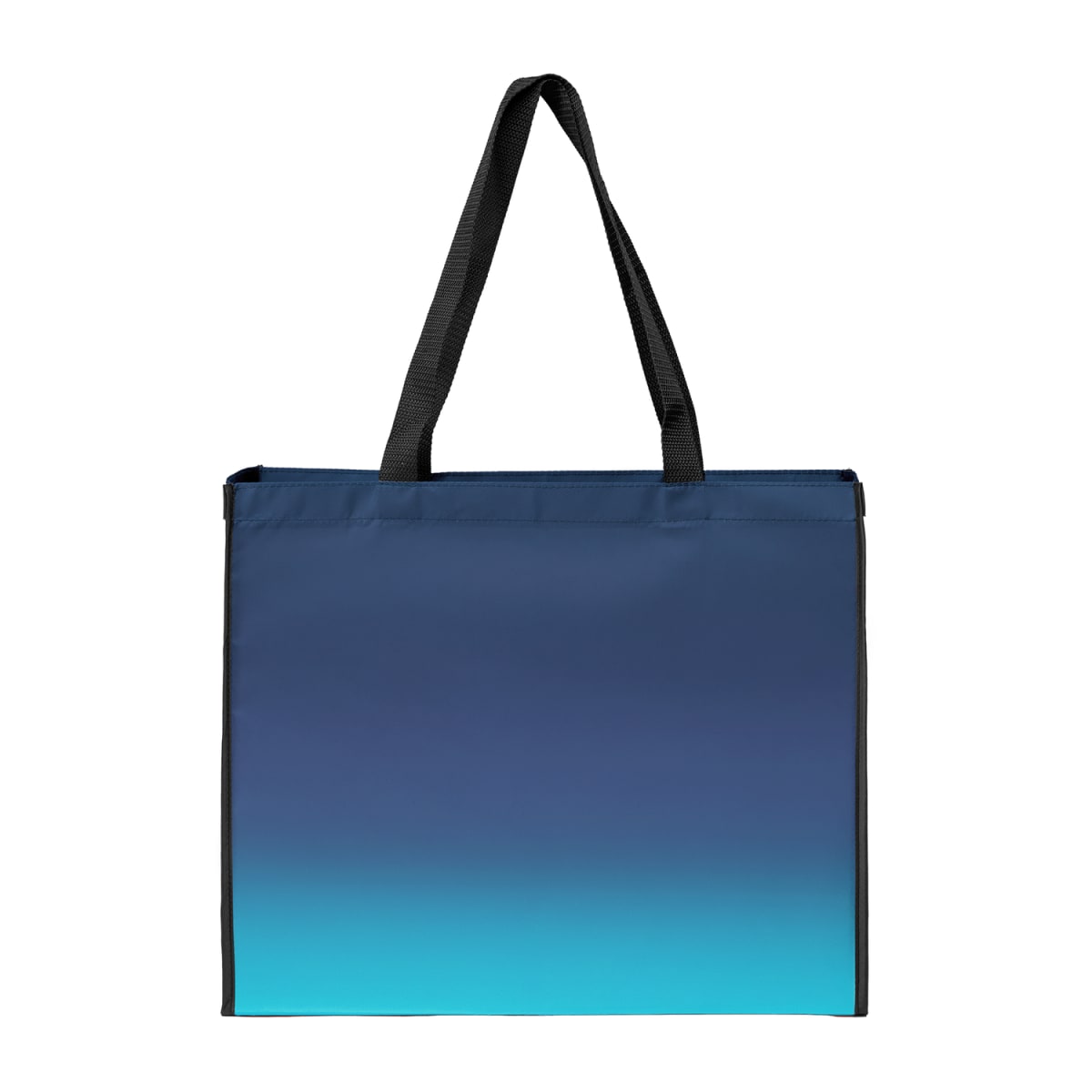 Branded rPET Ombre Tote Bag - 10L in Navy Blue