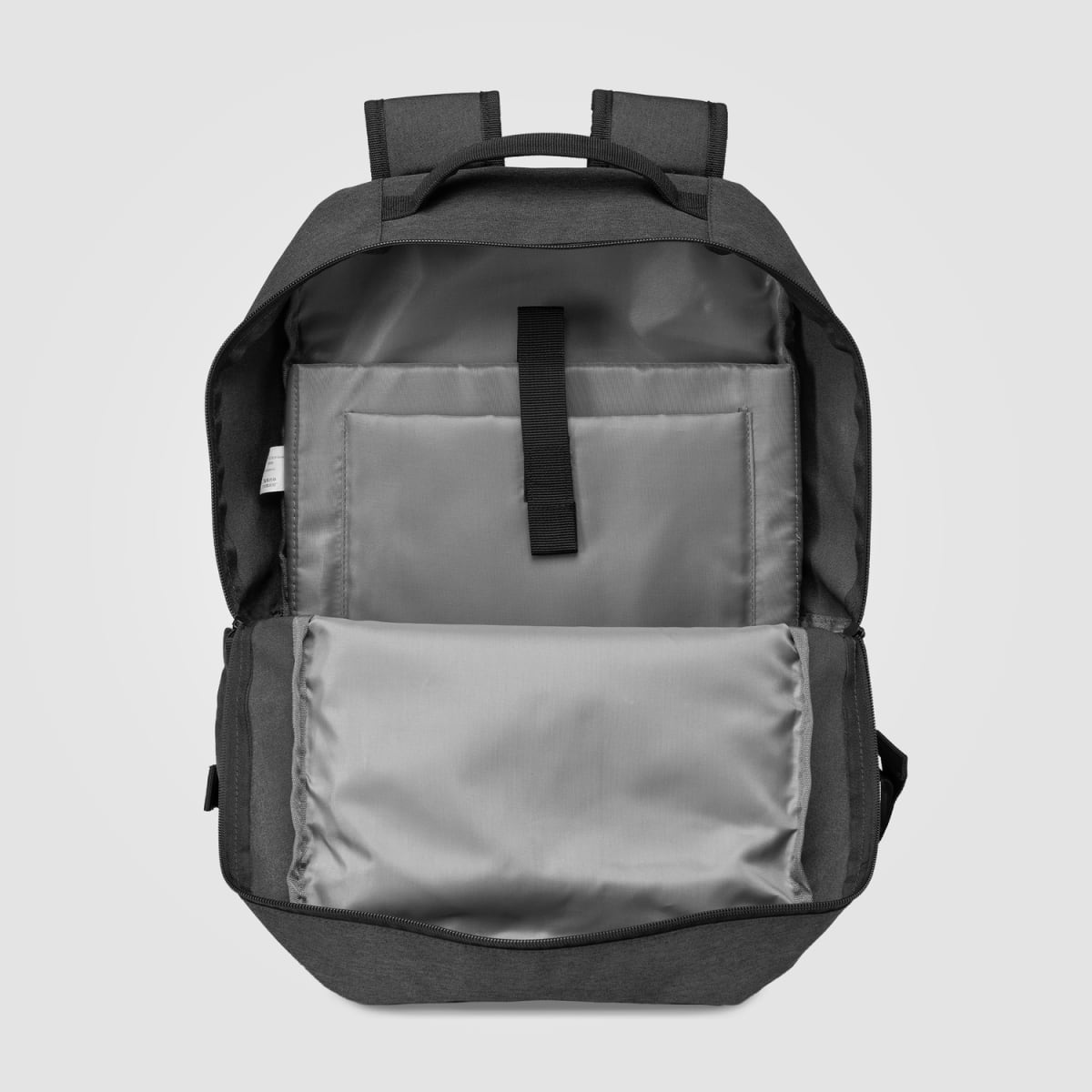Branded rPET Dual-Compartment Laptop Backpack