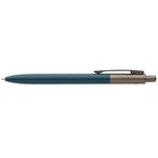 Branded Recycled Aluminium Pen with Gunmetal Trim in Navy Blue