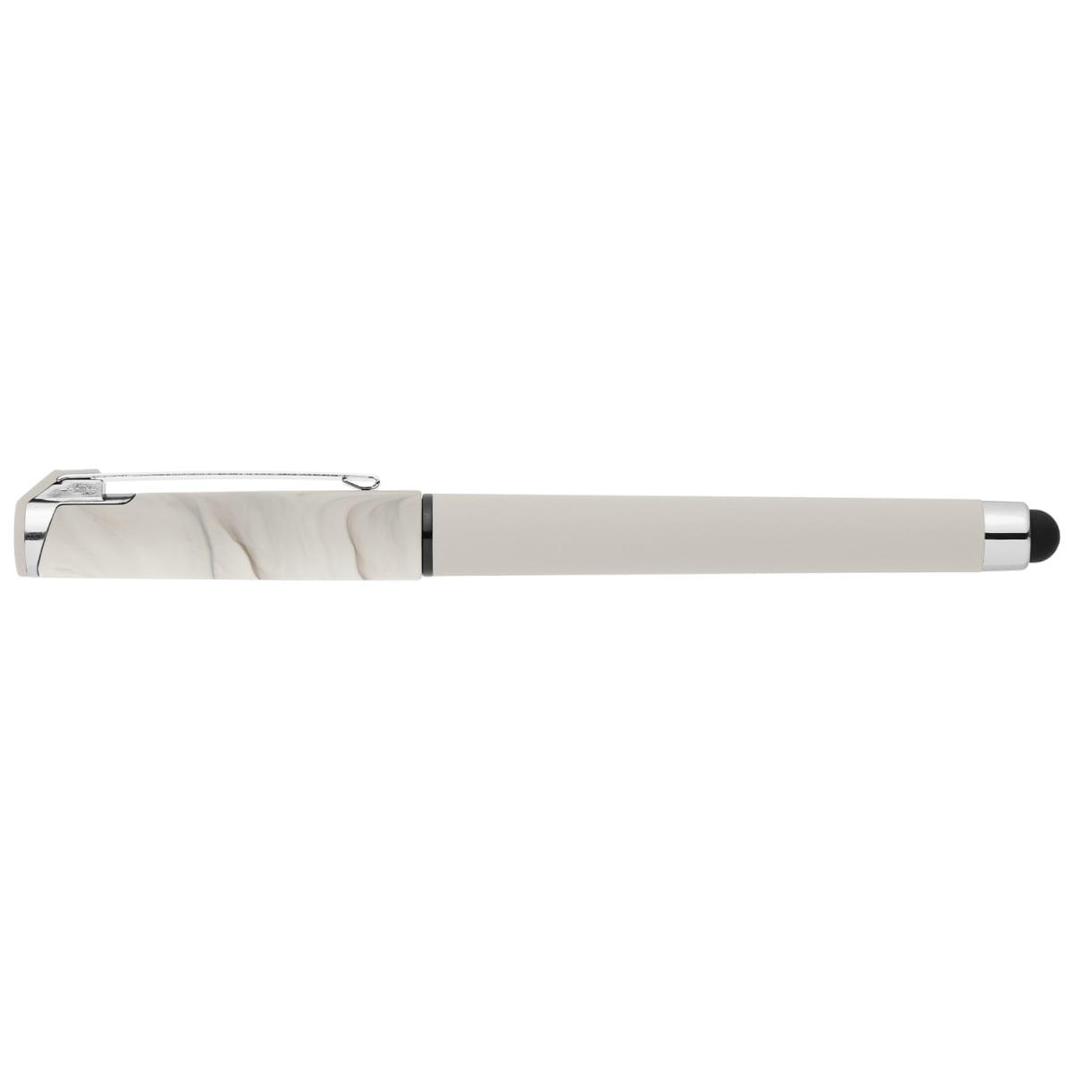Branded Marbled Cap Gel Pen with Stylus