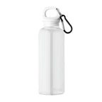 Branded Recycled PET Bike Bottle with Carabiner 500ml in Clear