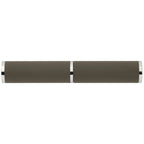 Branded Soft-Touch Metal Pen Tube with Foam Insert in Gray