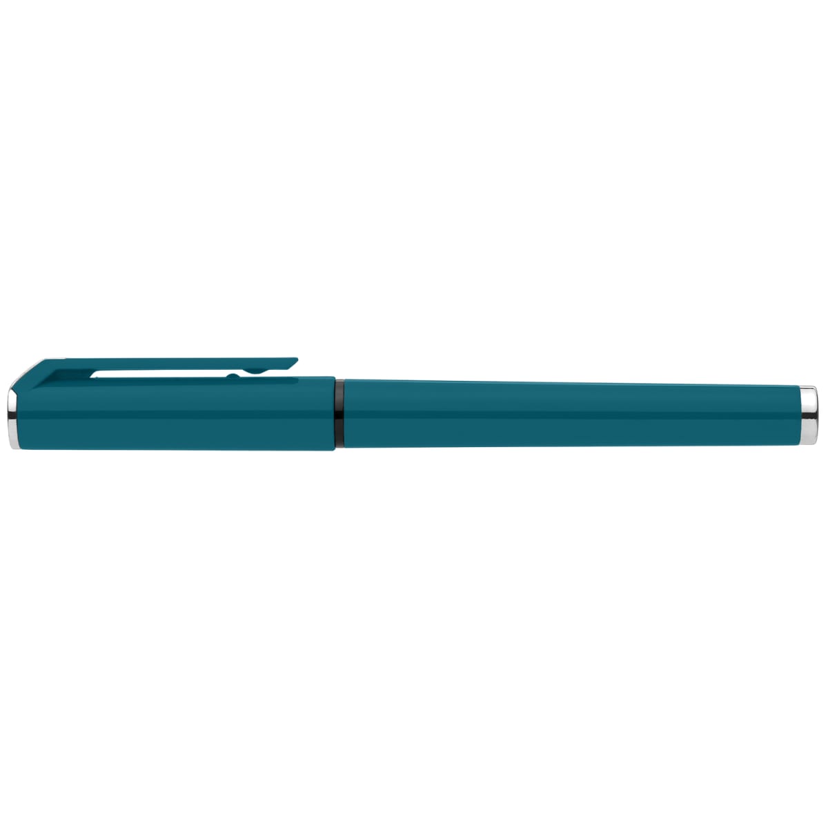 Branded Recycled Plastic Gel Pen with Rubber Grip