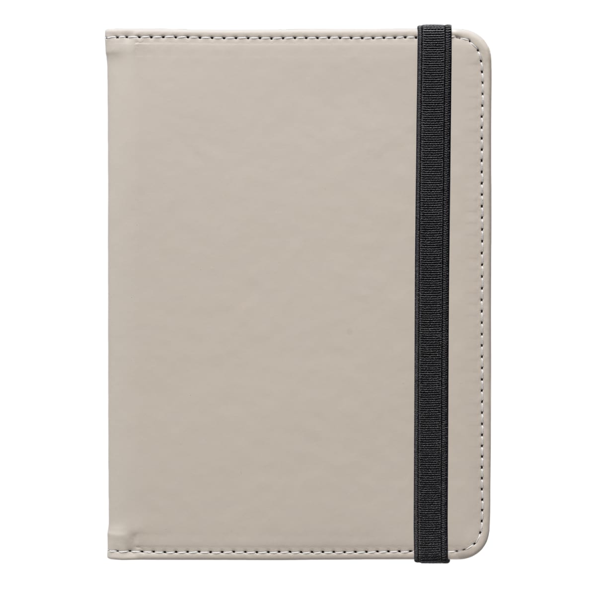 Branded Recycled PU Passport Travel Wallet in Dune