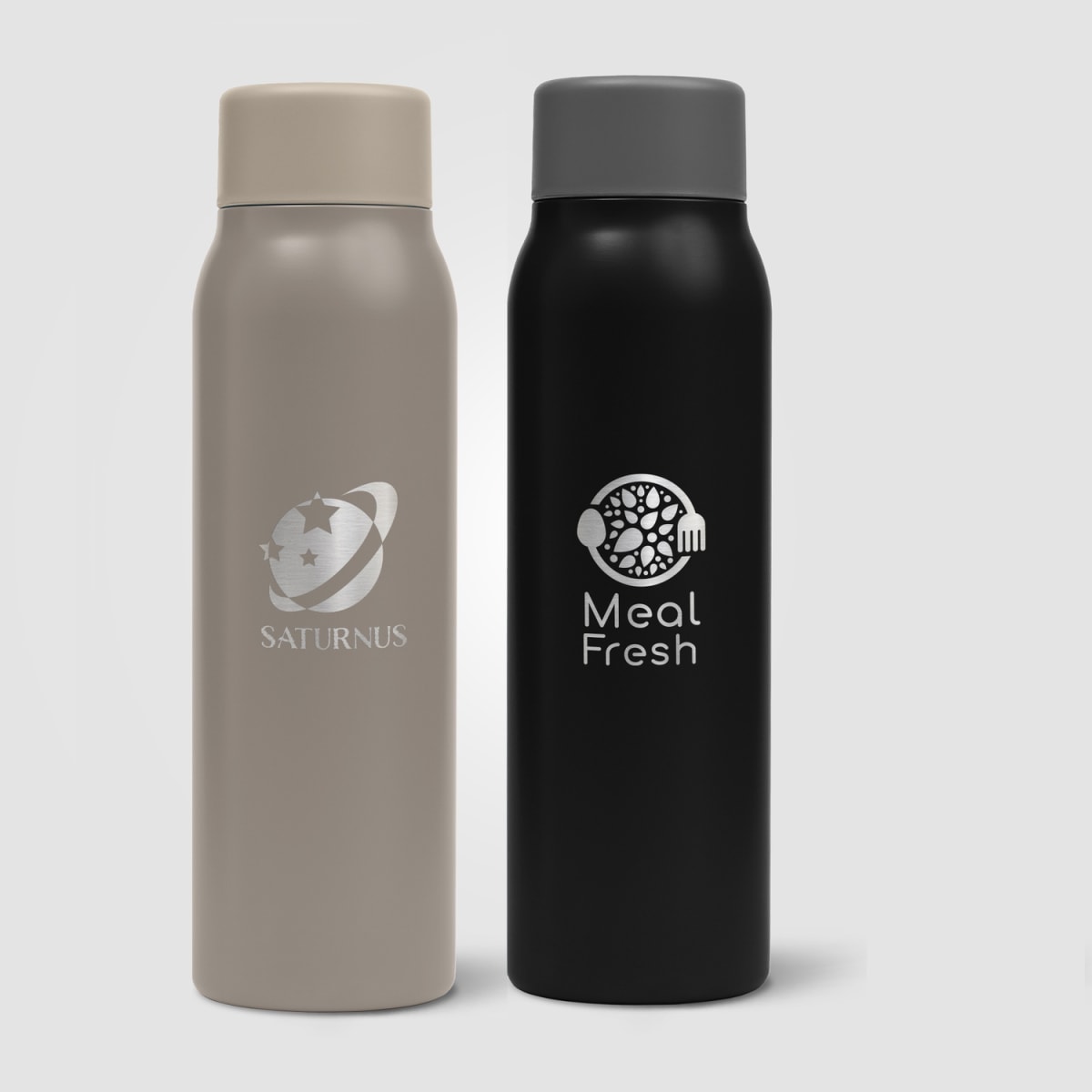 Branded Recycled Steel Carbonated Drinks Bottle 590ml