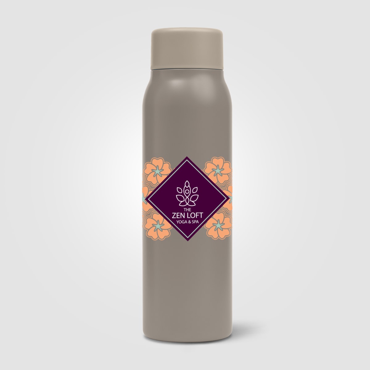 Branded Recycled Steel Carbonated Drinks Bottle 590ml