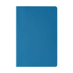 Branded Recycled PU Contrast Stitch A5 Journal in Navy Blue