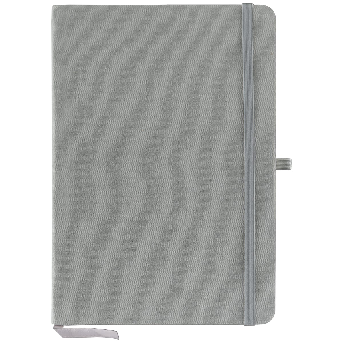 Branded Recycled Cotton A5 Notebook with Elastic Strap